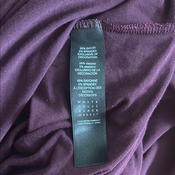 White House Black Market Long Sleeve Top – Size M - Picture 6 of 7